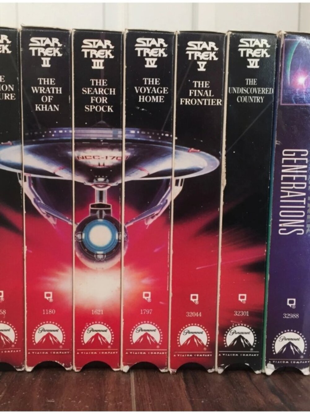 Star Trek I II III IV V VI Generations VHS Collection
